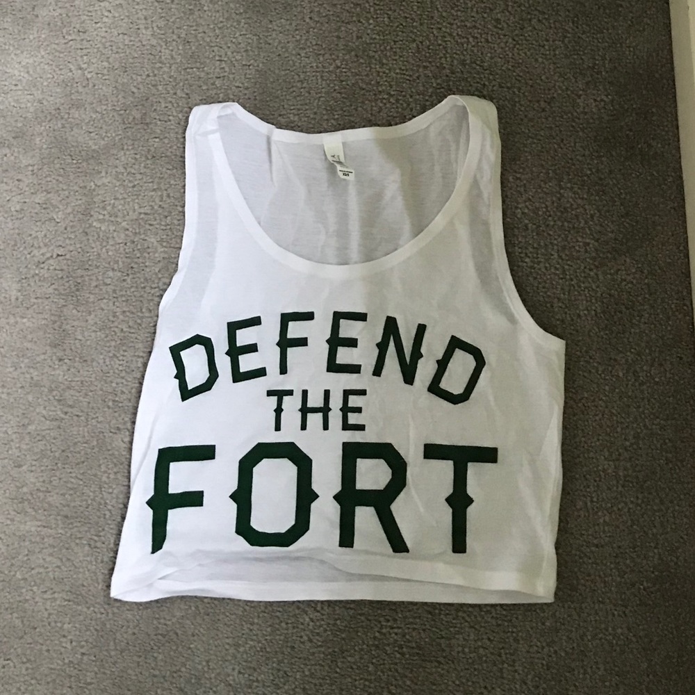 Defend the fort tank top